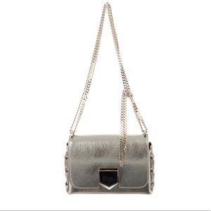 Jimmy Choo Locket Petite Vintage Silver Bag